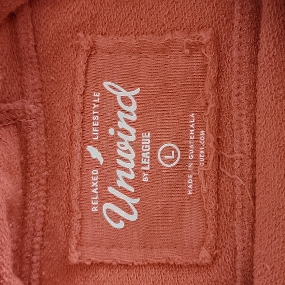 Unwind by League Hoodie Sweatshirt Pullover Longsleeve Graphic Saba Rock BVI L - Picture 10 of 13